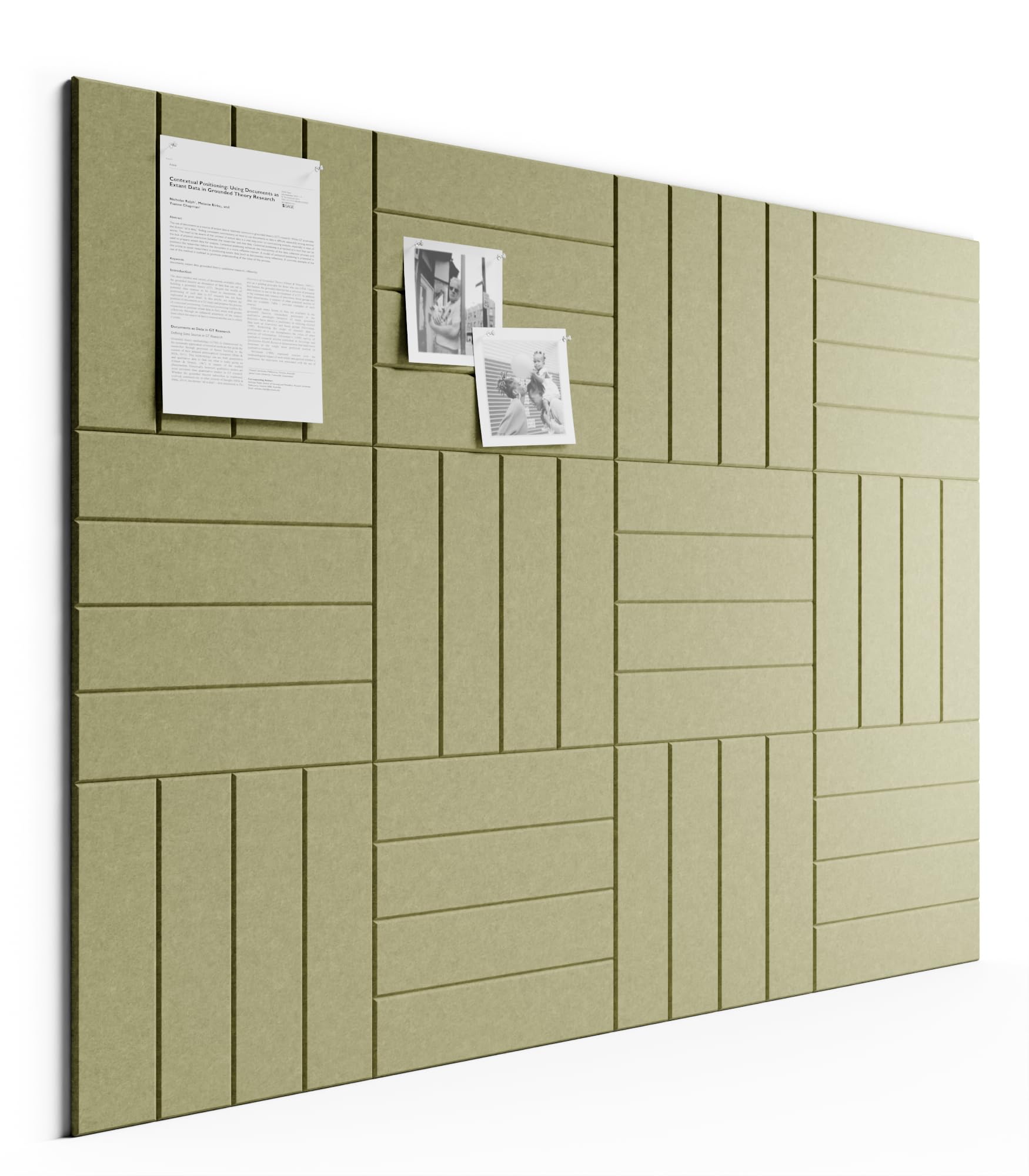 Bumusty 12er-Pack Filz-Pinnwand Lamellen-Optik 120 x 90cm,Alternative zu Korktafel,Inkl.70 Klebestreifen,Memoboard,Fotowand & Visionboard Für Büro,Kinderzimmer & Klassenzimmer