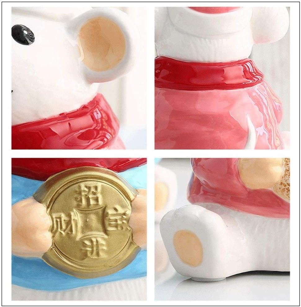 貯金箱、貯蓄コインバンク、子供のネズミの貯金箱、セラミック貯金箱、子供の