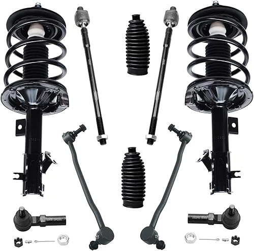 Miniatura 117 de Detroit Axle - Kit de puntales delanteros de 6 piezas para Chevrolet Aveo Aveo5 Pontiac G3 Wave, barra estabilizadora, varillas de acoplamiento