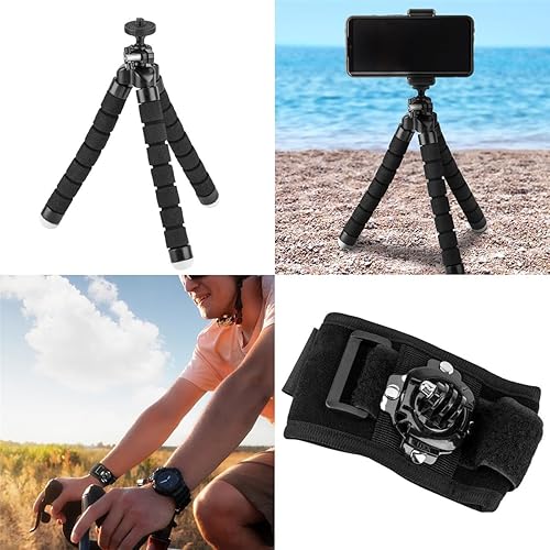 Miniatura 8 de GoPro HERO10 - Cámara de acción negra con paquete navideño, batería adicional, montaje en el pecho