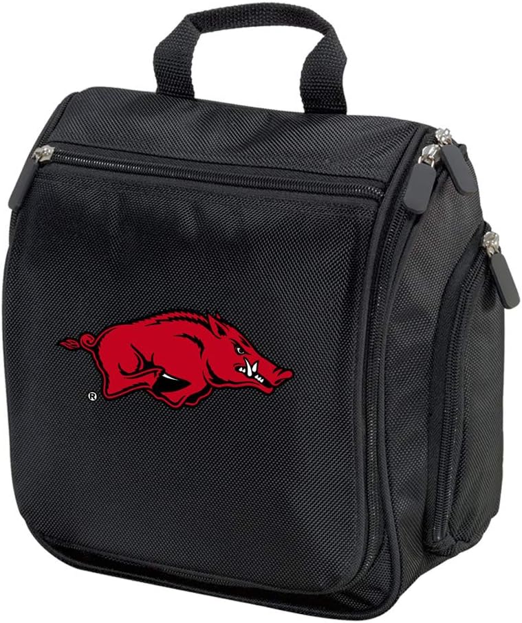 Broad Bay University of Arkansas Toiletry Bags Or Hanging Razorbacks Travel Organizer - Shaving Kit