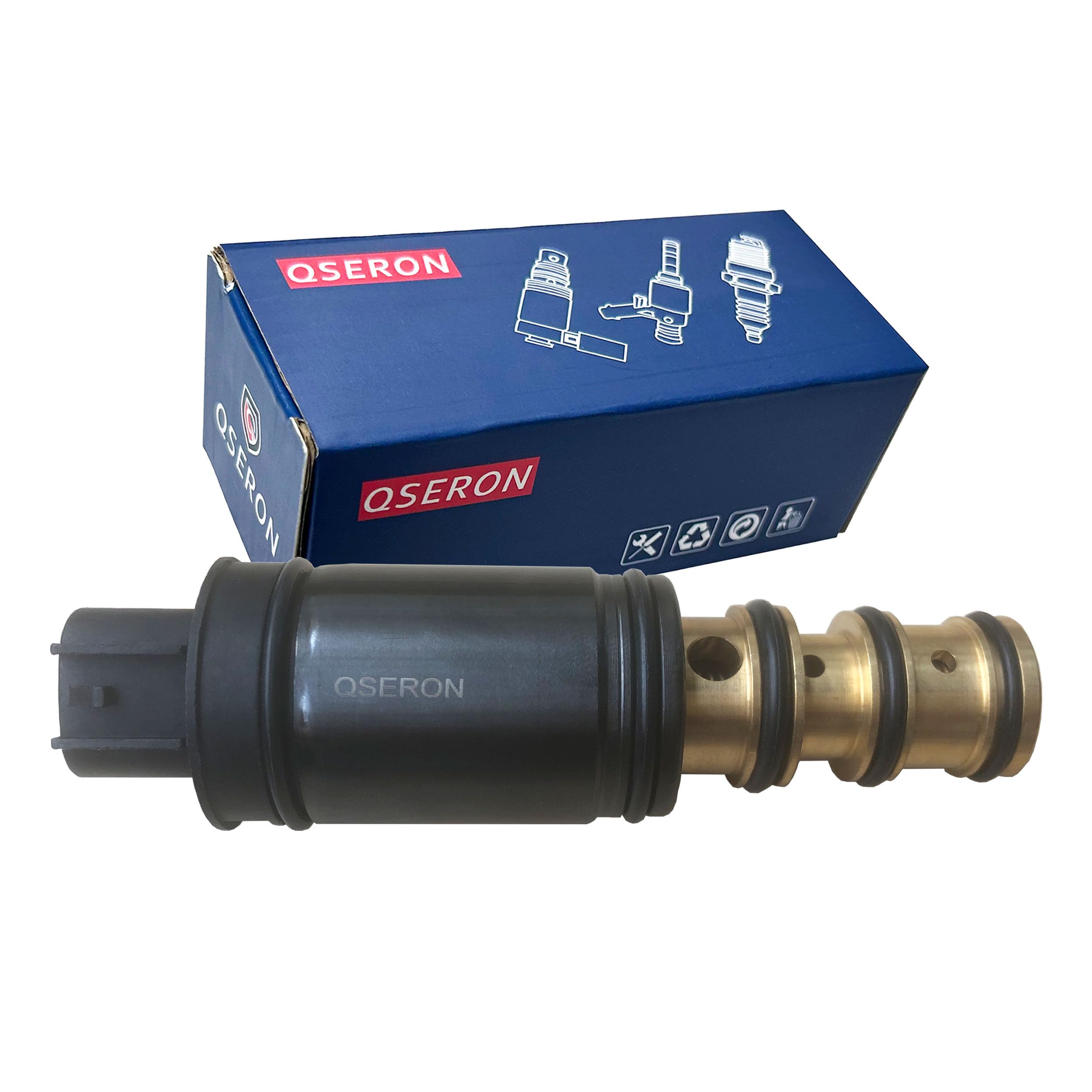 QSERON AC Compressor Control Solenoid Valve for Toyota Avalon Camry RAV4 Corolla Yaris 6SEU16 6SEU16C 6SE12C 5SE09C 5SEU12C 7SEU16