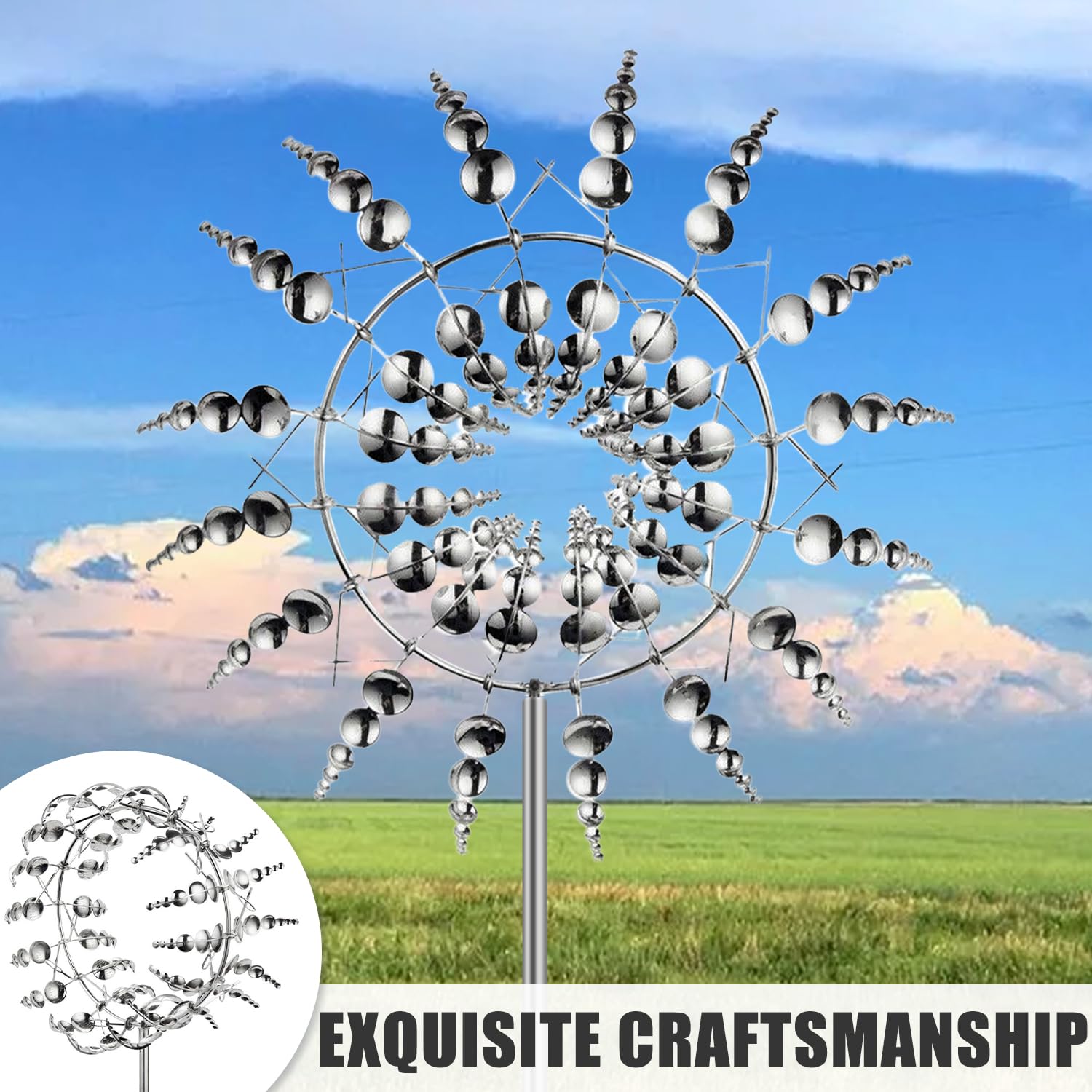 Moulin à Vent D'extérieur, Sculptures éoliennes, Moulin à Vent