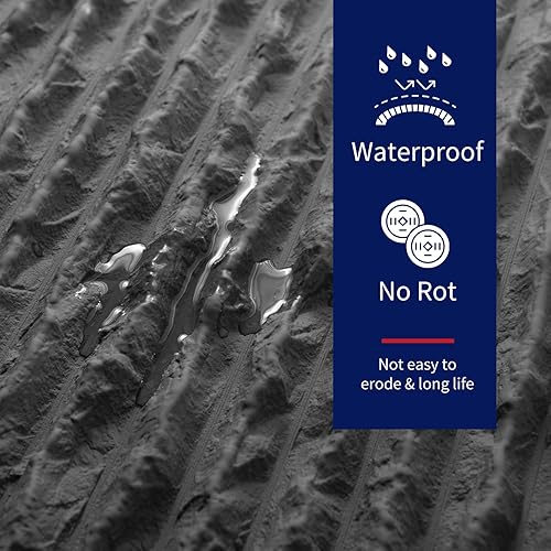 Miniatura 6 de Art3dwallpanels Paneles de pared 3D con textura de cemento, paquete de 4 paneles de pared triangulares de poliuretano con diseño de prisma para