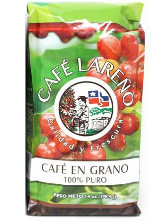 Lareno Keto Coffee from Puerto Rico 14Oz Roasted Coffee BEANS Cafe Lareno de Puerto Rico 14 Oz EN GRANO. One Of The Best Puerto Rican Coffee