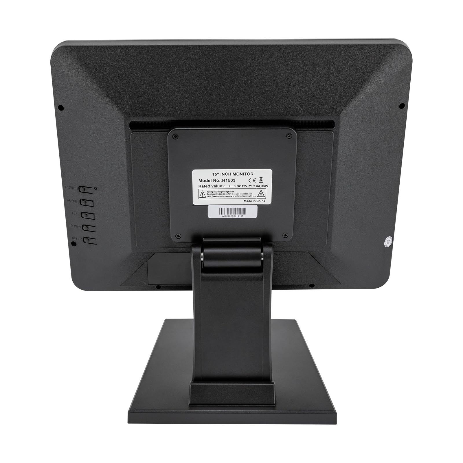 Monitor con supporto touch, di cassa elettronico da 15 pollici, registratore di cassa LCD, display touchscreen per centri commerciali, alberghi, ristoranti, piano di lavoro