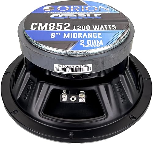 Miniatura 53 de ORION Cobalt CM654 - Altavoces tipo bala de alta eficiencia de 6.5 pulgadas de rango medio, 1000 W de potencia máxima, 250 W RMS, 4 ohmios, bobina