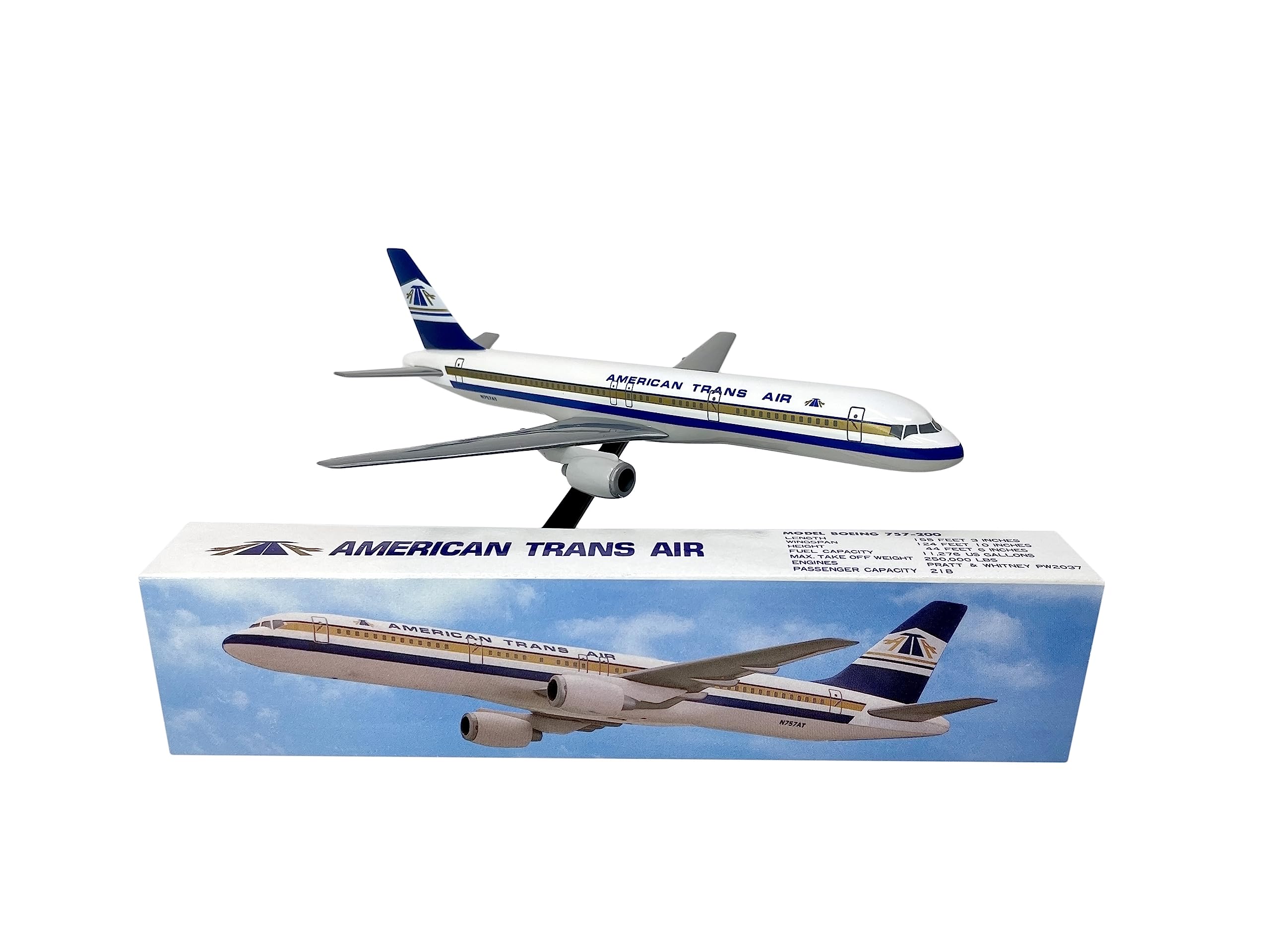 Airplane Models Flight Miniatures USAir (89-97) 757-200 1:200 Scale Model  Airplane Skymarks Model Airplanes