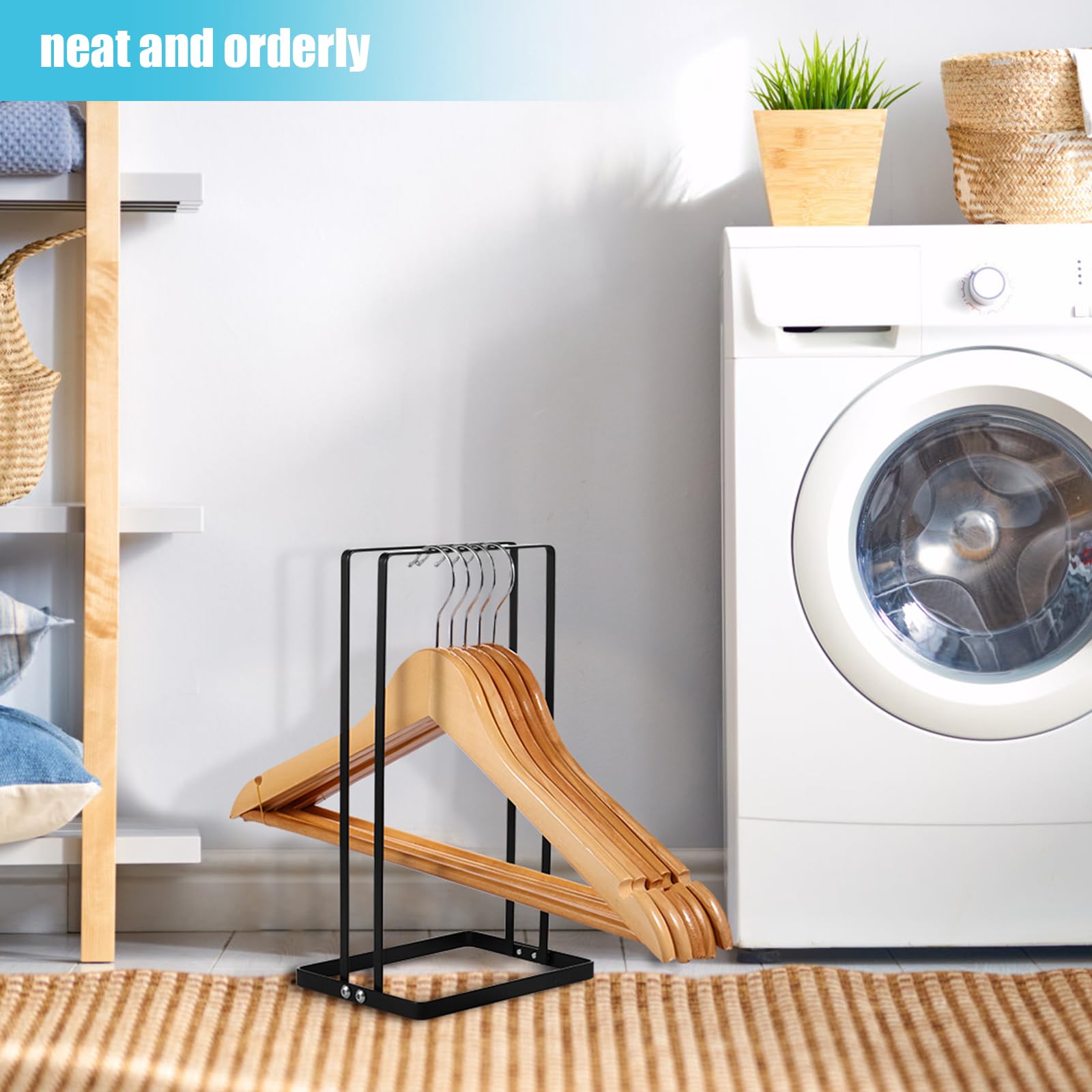 Camouflage Net Hanger Opslag Organizer - Afneembare Stapelaar Rack van Rvs - Kleding Hanger Caddy Stand voor Wasserij Kast Camouflage Net Hanger Opslag Organizer - Afneembare Stapelaar Rack van Rvs - Kleding Hanger Caddy Stand voor Wasserij Kast