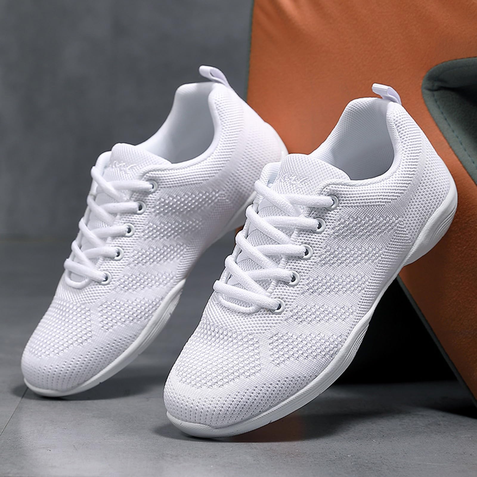 Mädchen Cheerleading Schuhe Cheer Sneakers Tennis Tanzschuhe Atmungsaktiv Super Light White Cheer Schuhe für Frauen Athletic Training Tennis Walking Sneakers