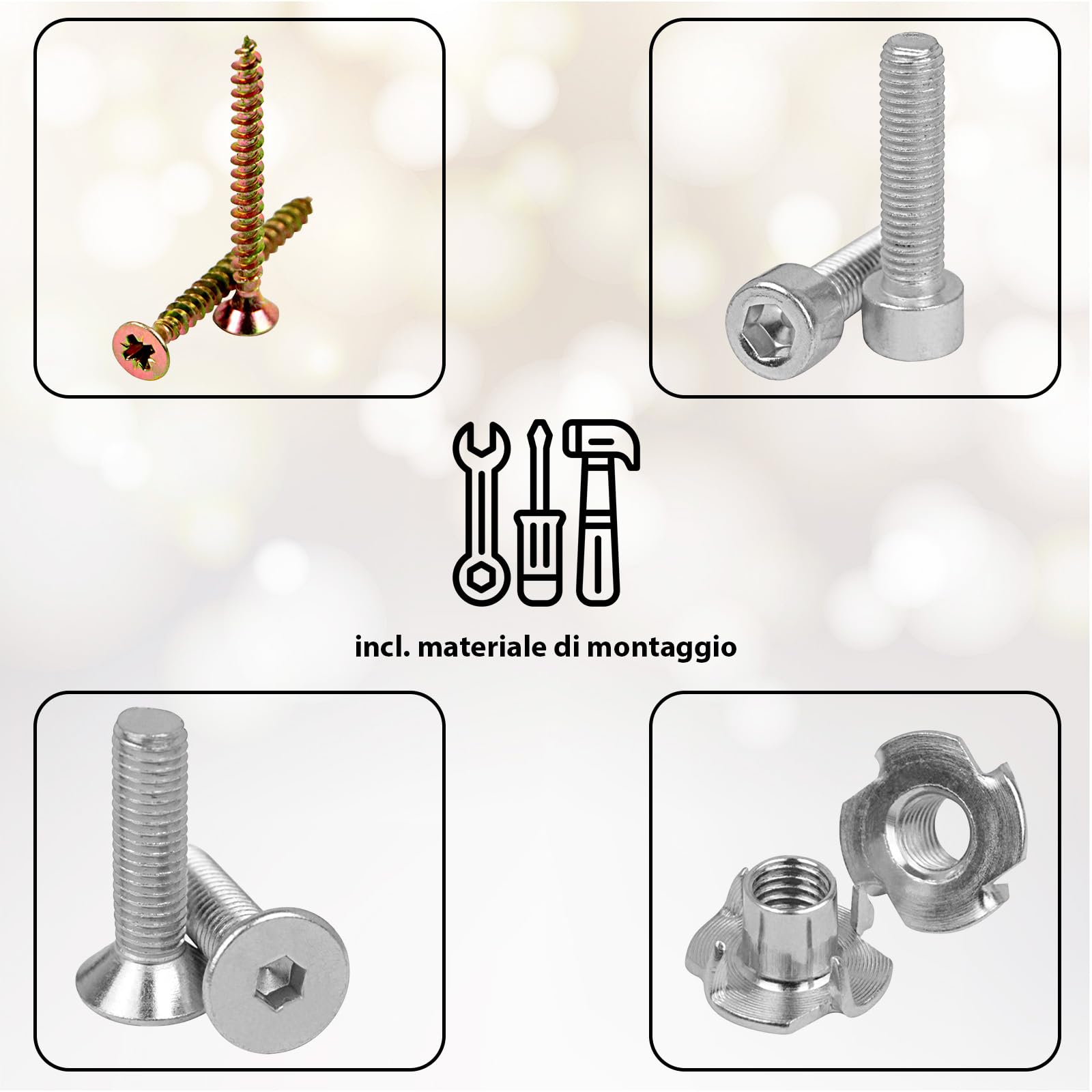 ALPIDEX 80 Prese per l'Arrampicata | Comprese Viti, Dadi di Fissaggio | Superficie di Arrampicata 6-10 m² | Misure XL - XS | Blocchi Arrampicata | Set Completo Iniziale