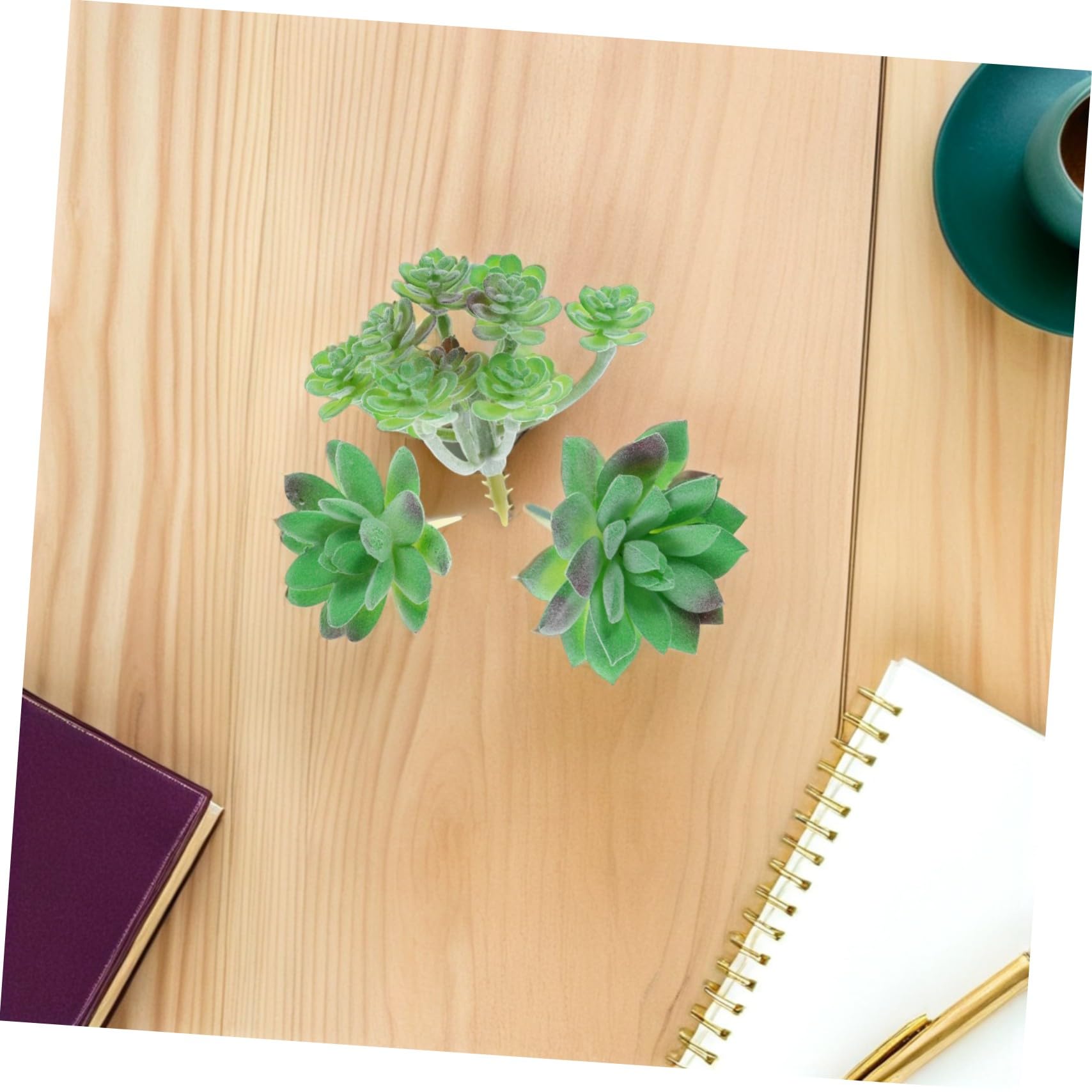 15 Stück Teiliges Künstliche Sukkulenten Mini Pflanzen Ungetopft Realistische Grüne Dekoration für DIY Basteln Hochzeit Wohnzimmer Büro Arrangement
