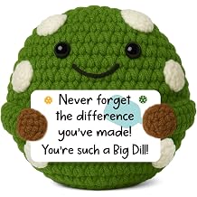 Thank You Gifts for Women Men, You Make a Difference Handmade Crochet Pickle Ball, Inspirational Presents for Teacher Nurse Coworker, Appreciation Friendship Farewell Gift