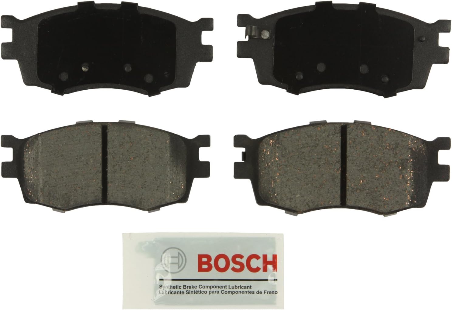 BOSCH BE1156 Blue Ceramic Disc Brake Pad Set - Compatible With Select Hyundai Accent; Kia Rio, Rio5; FRONT