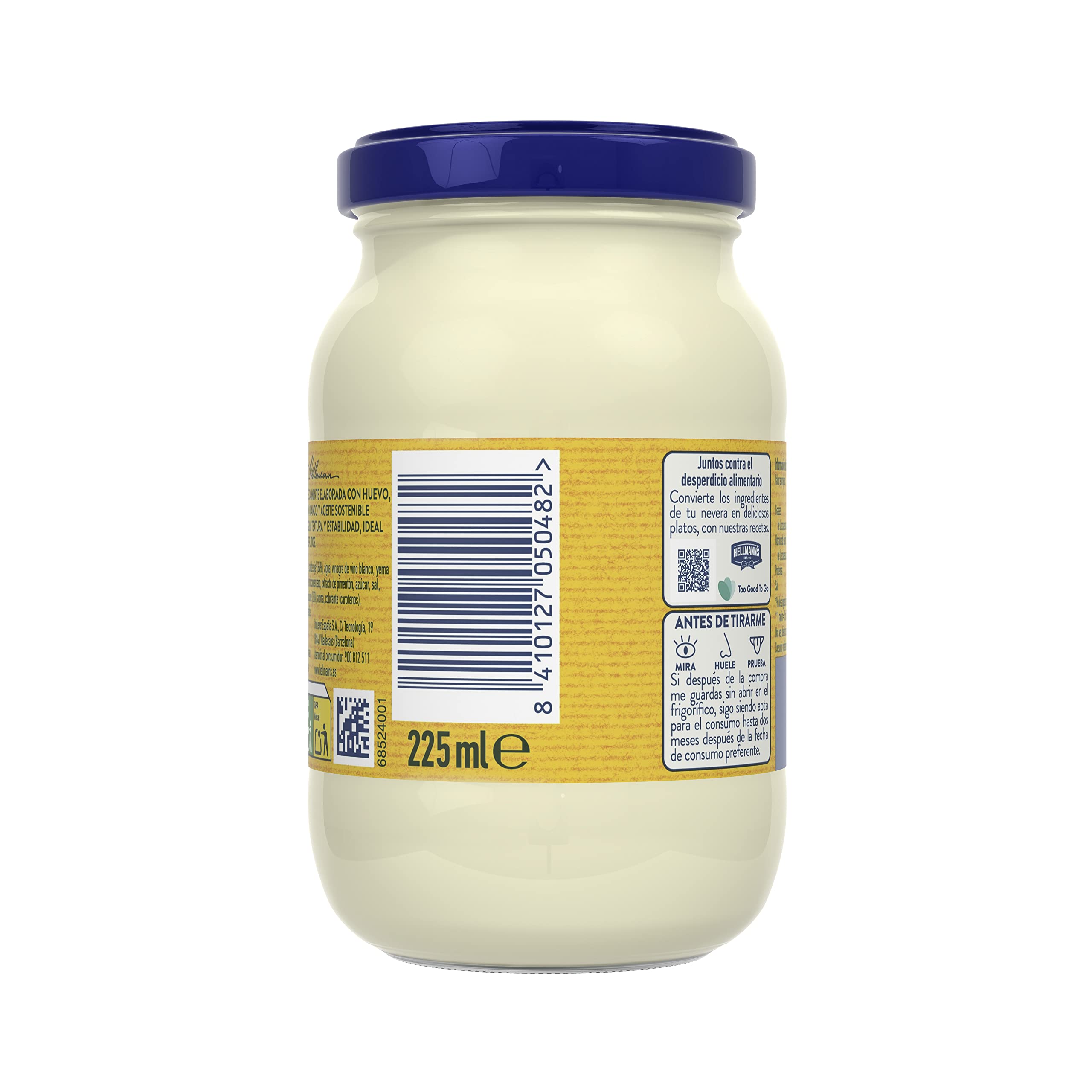 Hellmann's Gran Mayonesa en Tarro, 225ml