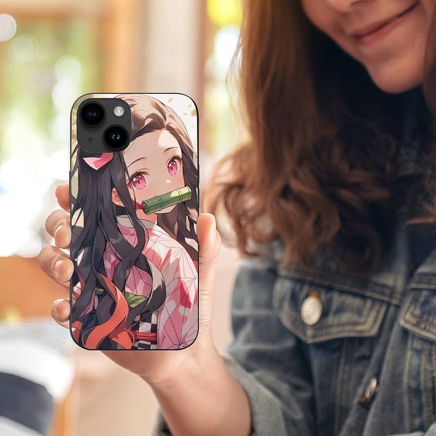 Amazon.co.jp: 鬼滅の刃 (竈門禰豆子) iPhone 15 ケース iPhone