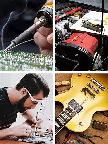 Miniatura 5 de Mandala Crafts Sn99 Ag0.3 Cu0.7 0.6mm 0.8mm 1mm 1.5mm. Cable de soldadura sin plomo con núcleo de colofonia flux