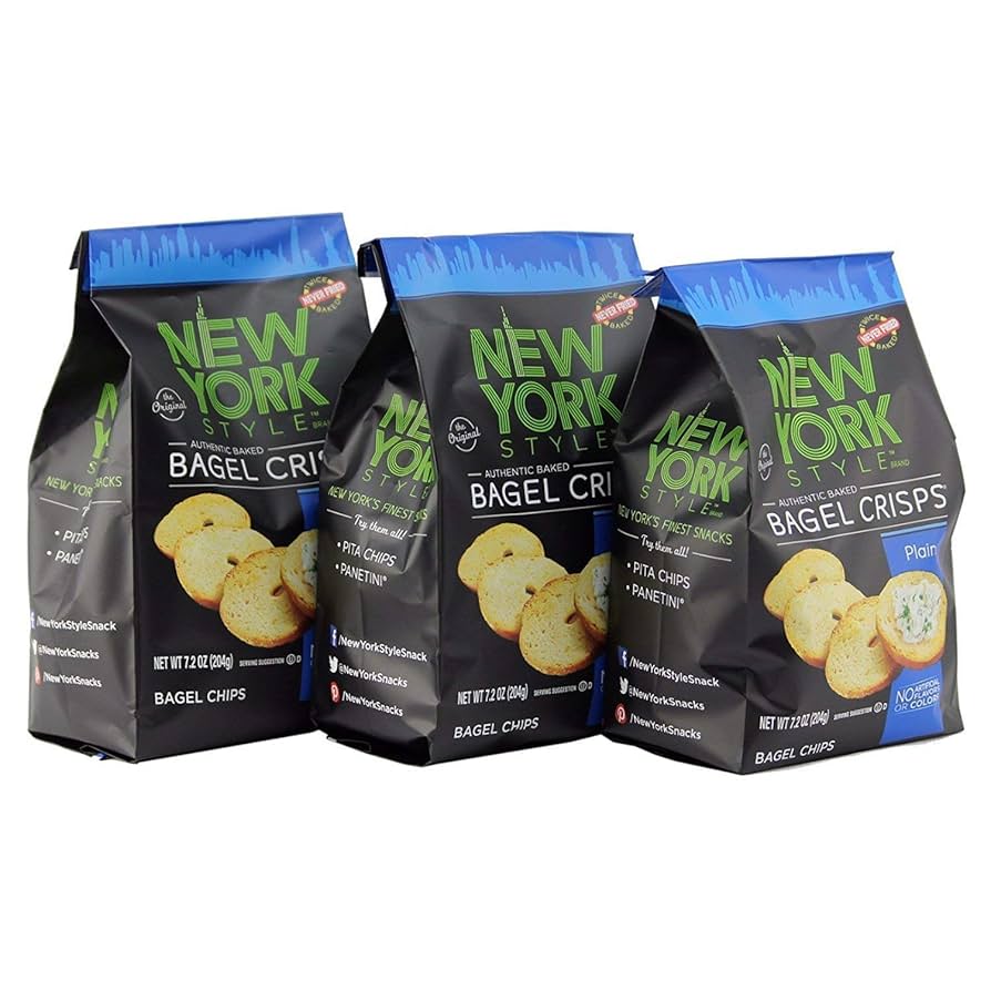 Amazon.com: New York Style Bagel Crisps, Plain, 7.2 Ounce Amazon.com: New York Style Bagel Crisps, Plain, 7.2 Ounce