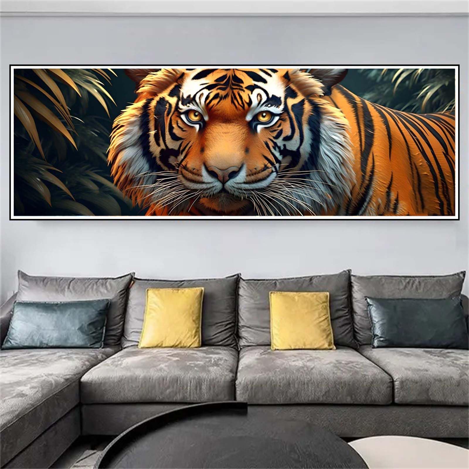 Diamond Painting Tigre Strass Cristal Brillant Peinture Diamant Complète I-641 - 8