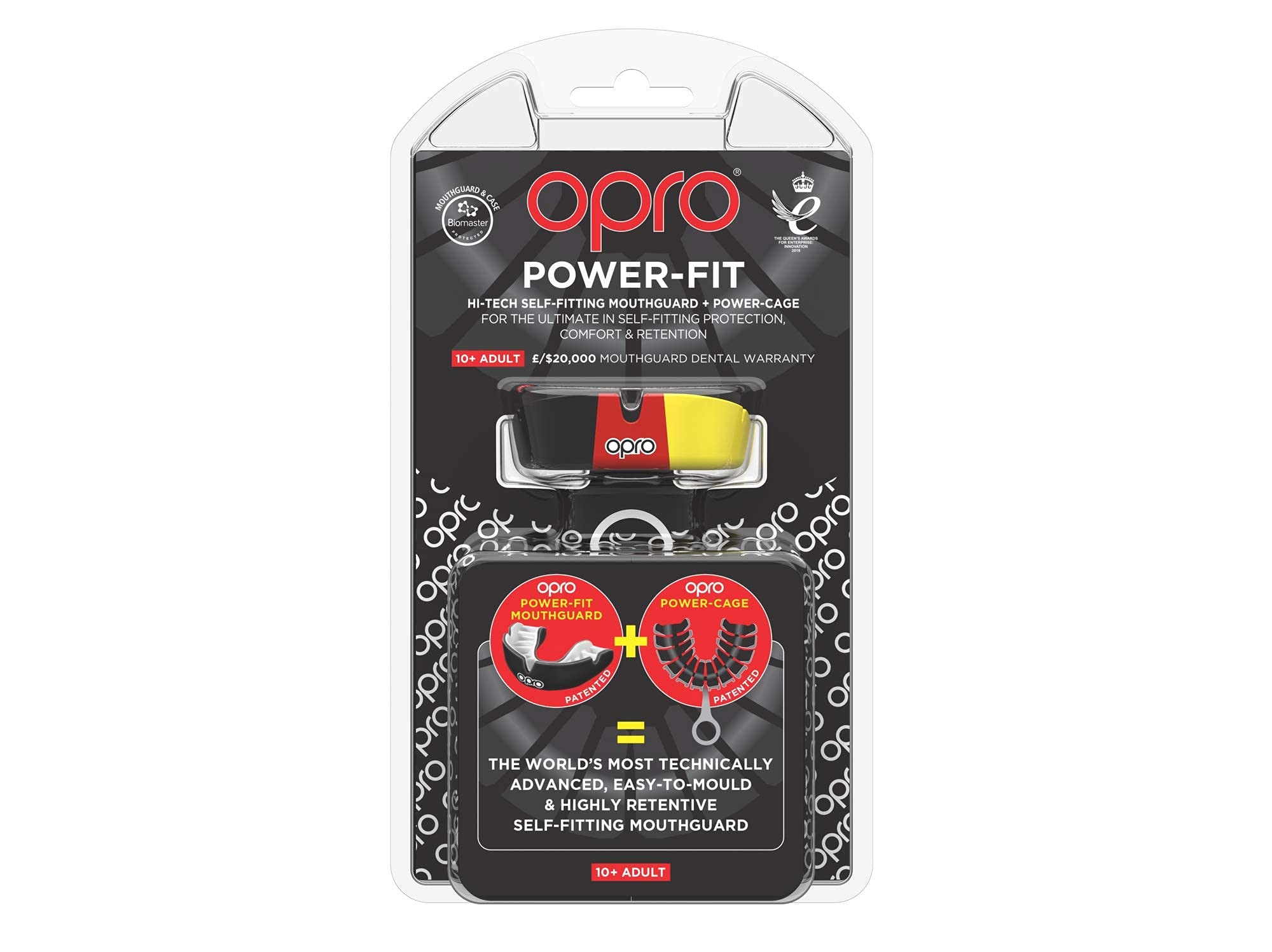 OPRO Unisex Jugend Power-Fit Sport-Mundschutz