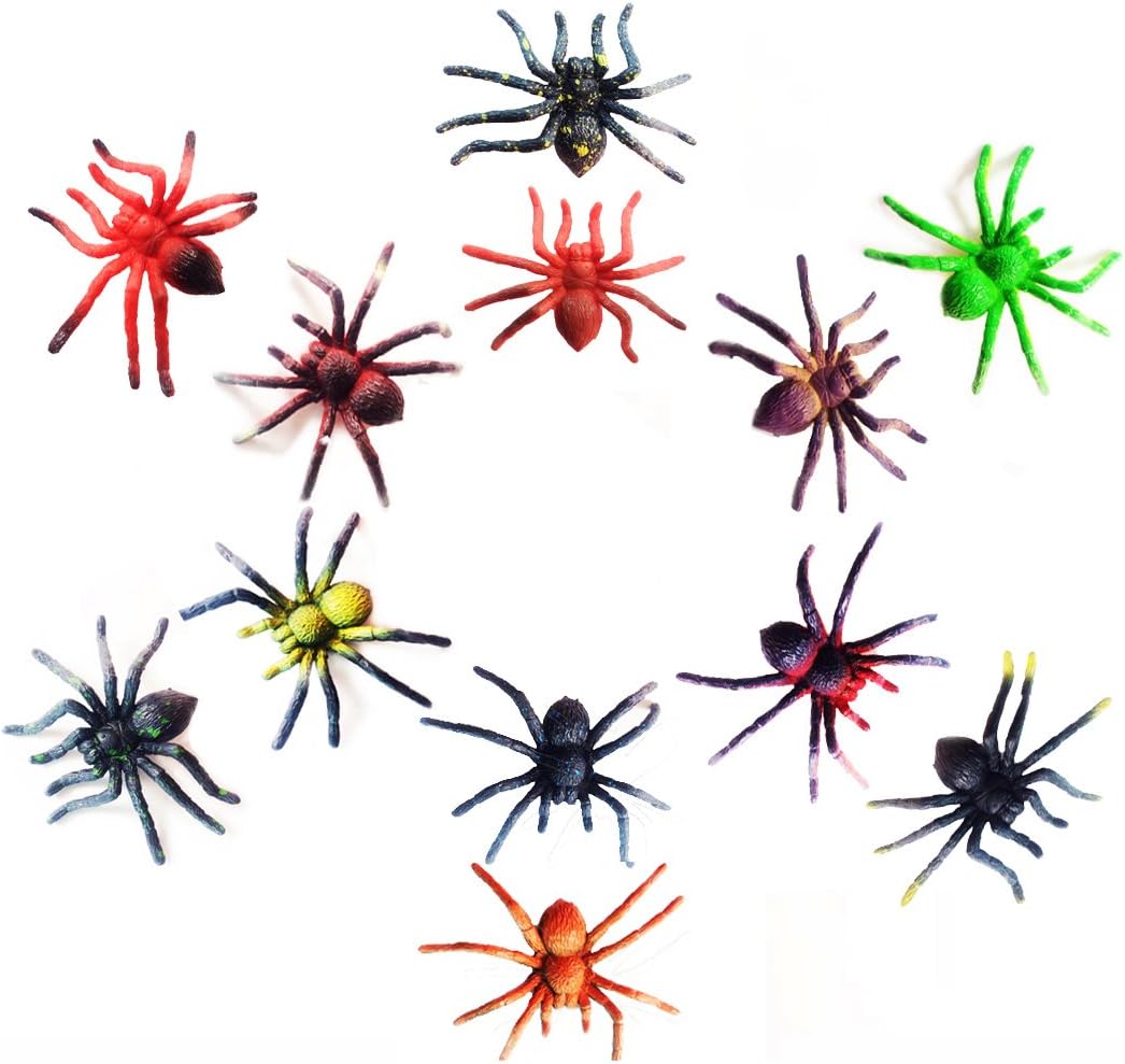 Magstick Spider Holloween Magnets with Strong Magnets (Set of 12) Fun Decorative Refrigerator Magnets,Fridge Magnet,Whiteboard Magnets,Calendar Magnets, Map Magnets