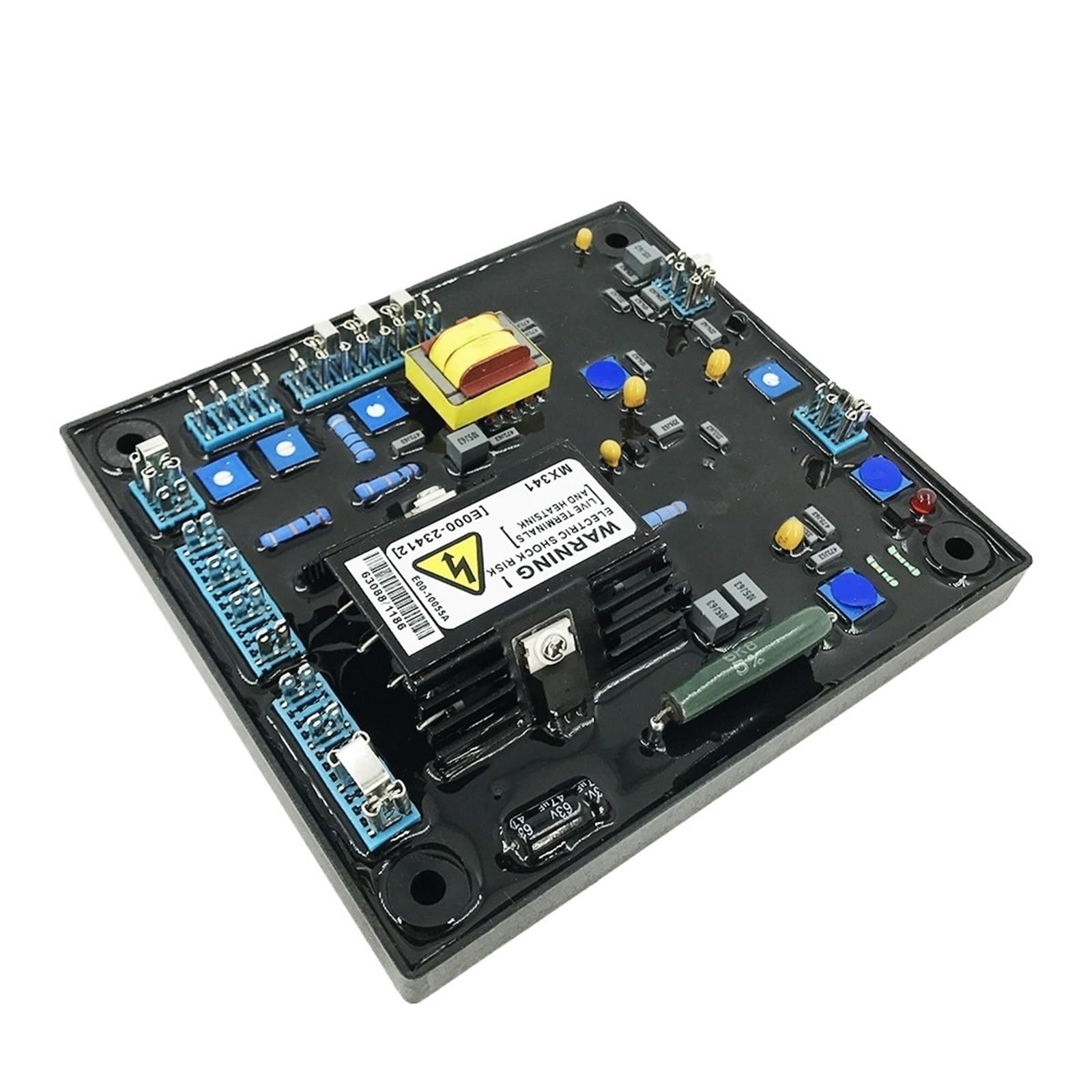 1 Uds MX341-2 E000-23412 AVR MX341 E000 23412 generador estabilizador y regulador de Voltaje automático Placa módulo Control(MX341 Red Cap)