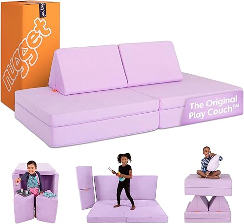 Miniatura 14 de Nugget - El sofá de juego original para niños - Sofá modular de espuma infantil para sala de juegos, imaginación y juego creativo de extremos