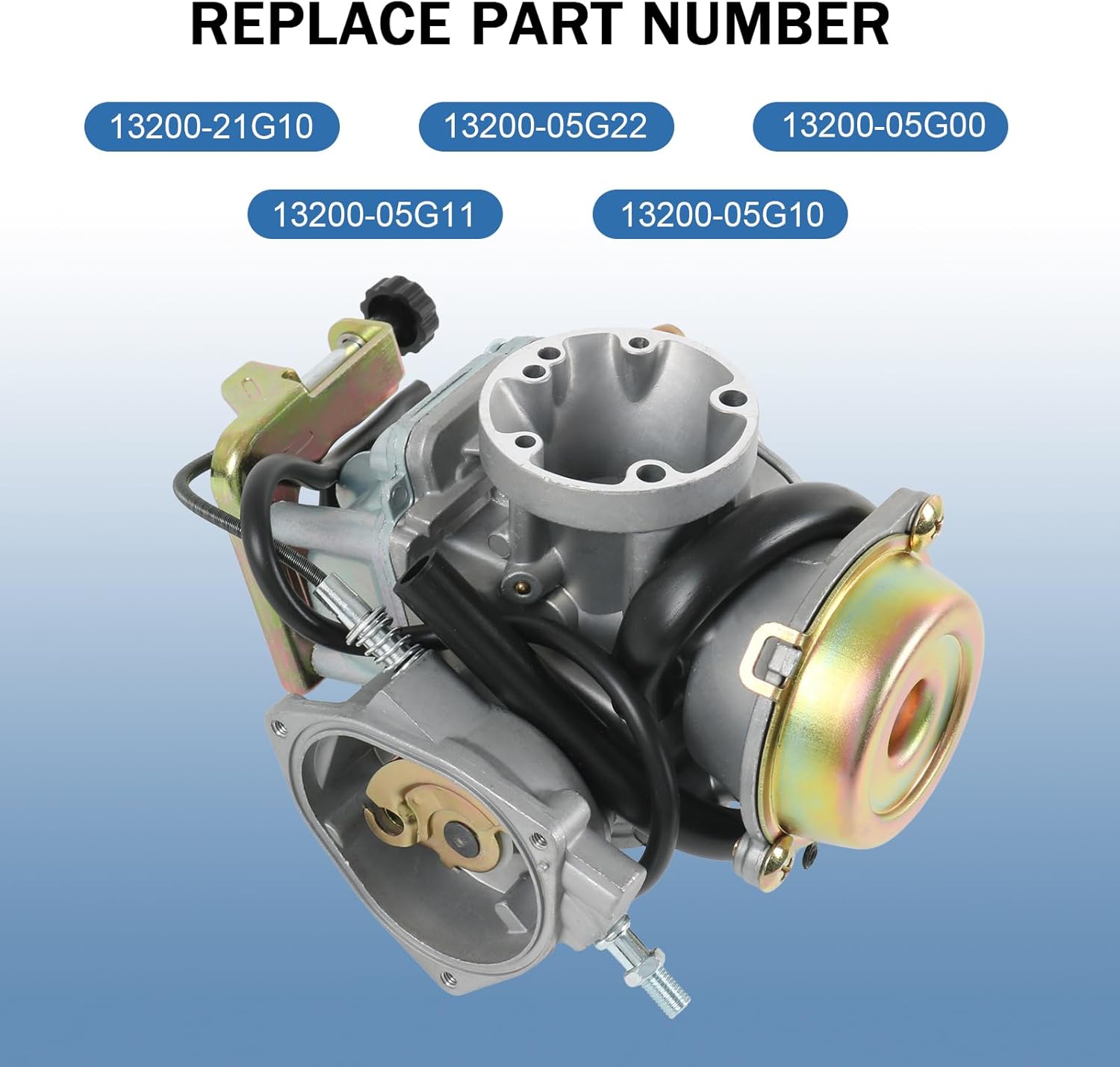 Carburetor Replacement For Suzuki LT-F250 Ozark 2002-2009 2012-2014, LT-Z250 QuadSport Z 2004-2009, Replace 13200-21G10