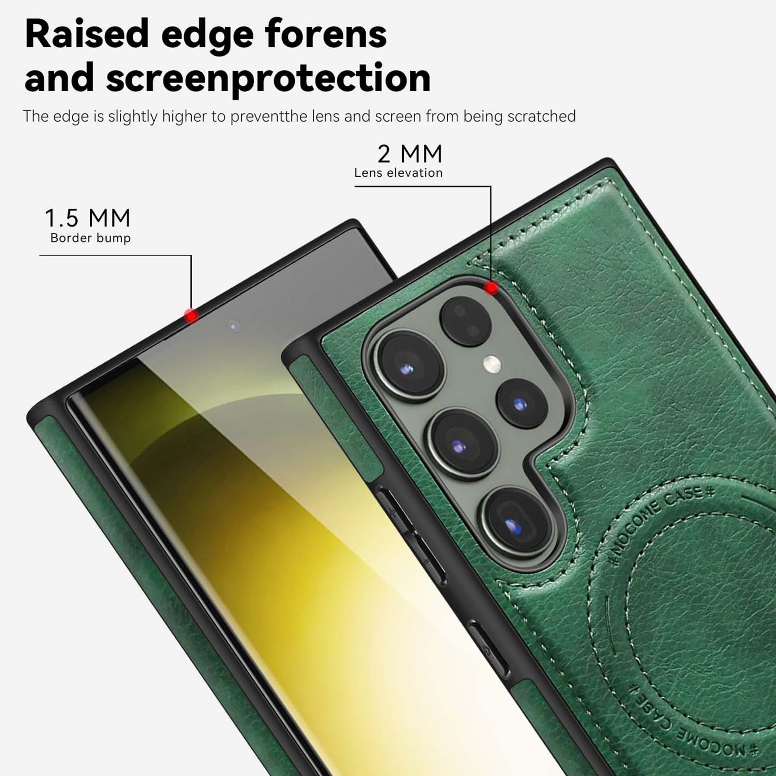 Magnetyczne etui do Samsung Galaxy S25 Ultra/S25 Plus/S25, cienki biznesowy skórzany pokrowiec z klapką z podstawką do ładowania bezprzewodowego, niebieski, S26 Ultra