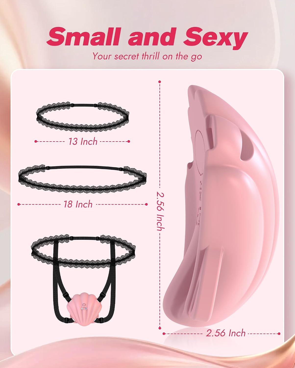 Vibrating Panties Couples Sex Toys - APP Remote Control Vibrators with 8 Vibration Ultra Quiet & Discreet Wearable Vibrator Clitoral Stimulator, BDSM Female Sex Toy for Play Games