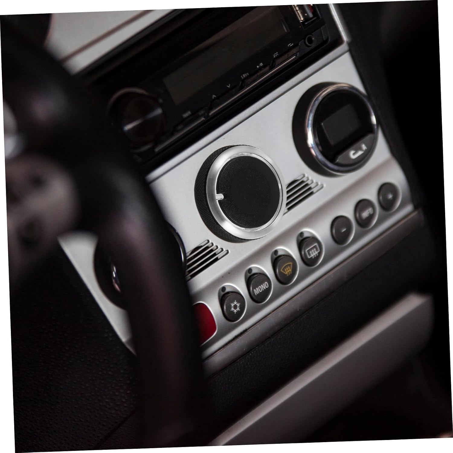 Unomor 1Set Car Air Conditioning Knob Upgrade Rotary Switches for Easy Installation Durable Design for Manual Modification