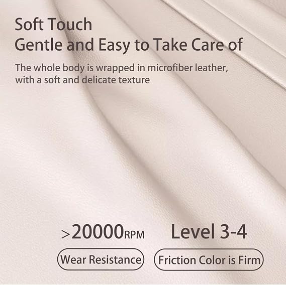 Modern Bedside Table, Smart Bedside Table with LED Sensor Light, Bedroom Solid Wood Side Table Wrapped with Soft PU Leather, Coffee Table Side Table with 2 Storage Drawers,Grey
