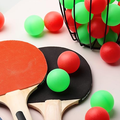 Miniatura 7 de Sotiff 200 unidades de pelotas de tenis de mesa de plástico, 40 mm, 2.4 g, pelotas de entretenimiento para decoración de fiesta, juegos