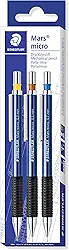 STAEDTLER MARS MICRO Lapiseira, com 3pcs - 775 SC WP303, Multicolorido, 775 SC WP3ST