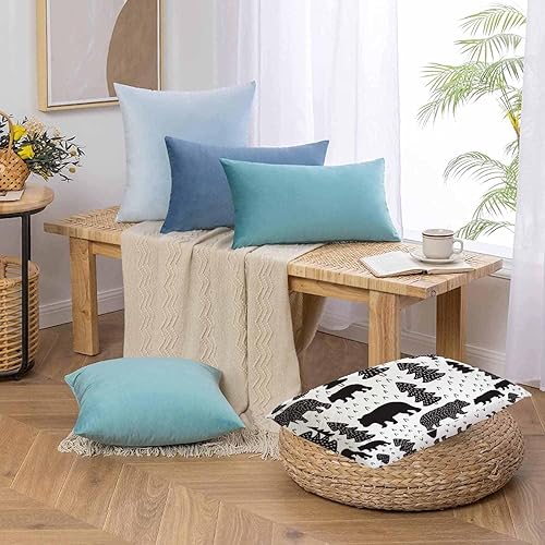 Miniatura 5 de AOYEGO Woodland Bears - Funda de almohada rústica de oso grizzly de montaña, decoración del hogar, fundas de cojín para sofá, dormitorio, sala de