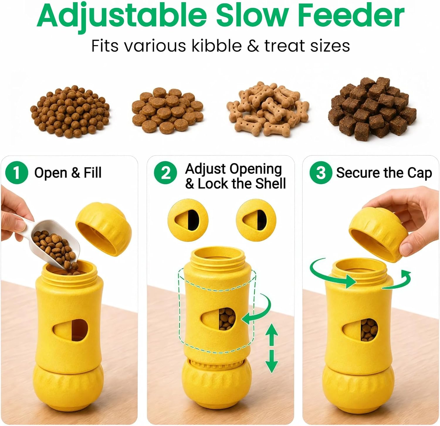 Interactive Frozen Dog Treat Dispensing Enrichment Puzzle Chew Toy image 5