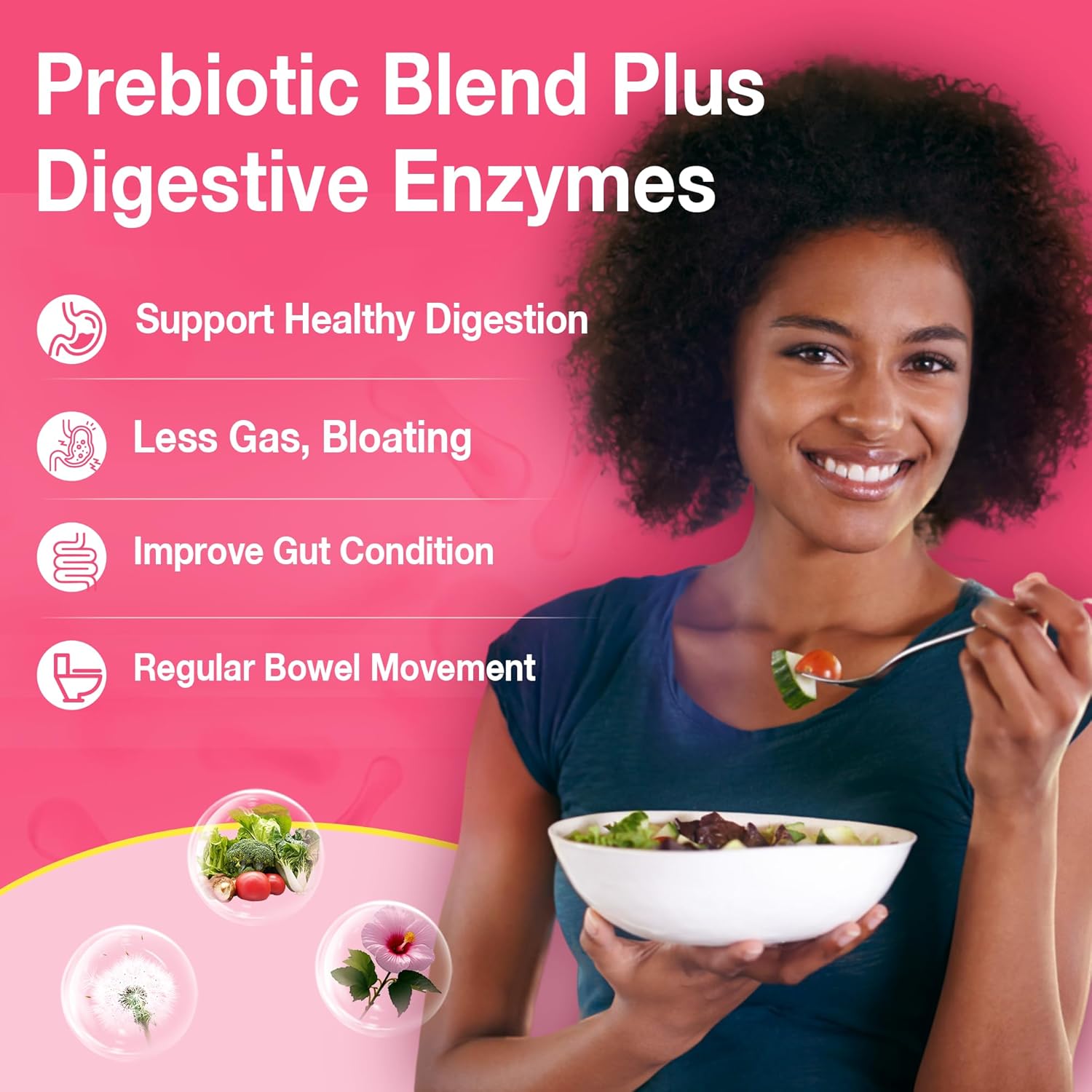 NEVISS Vaginal Probiotics Gummies + Sugar Free Probiotics Gummies