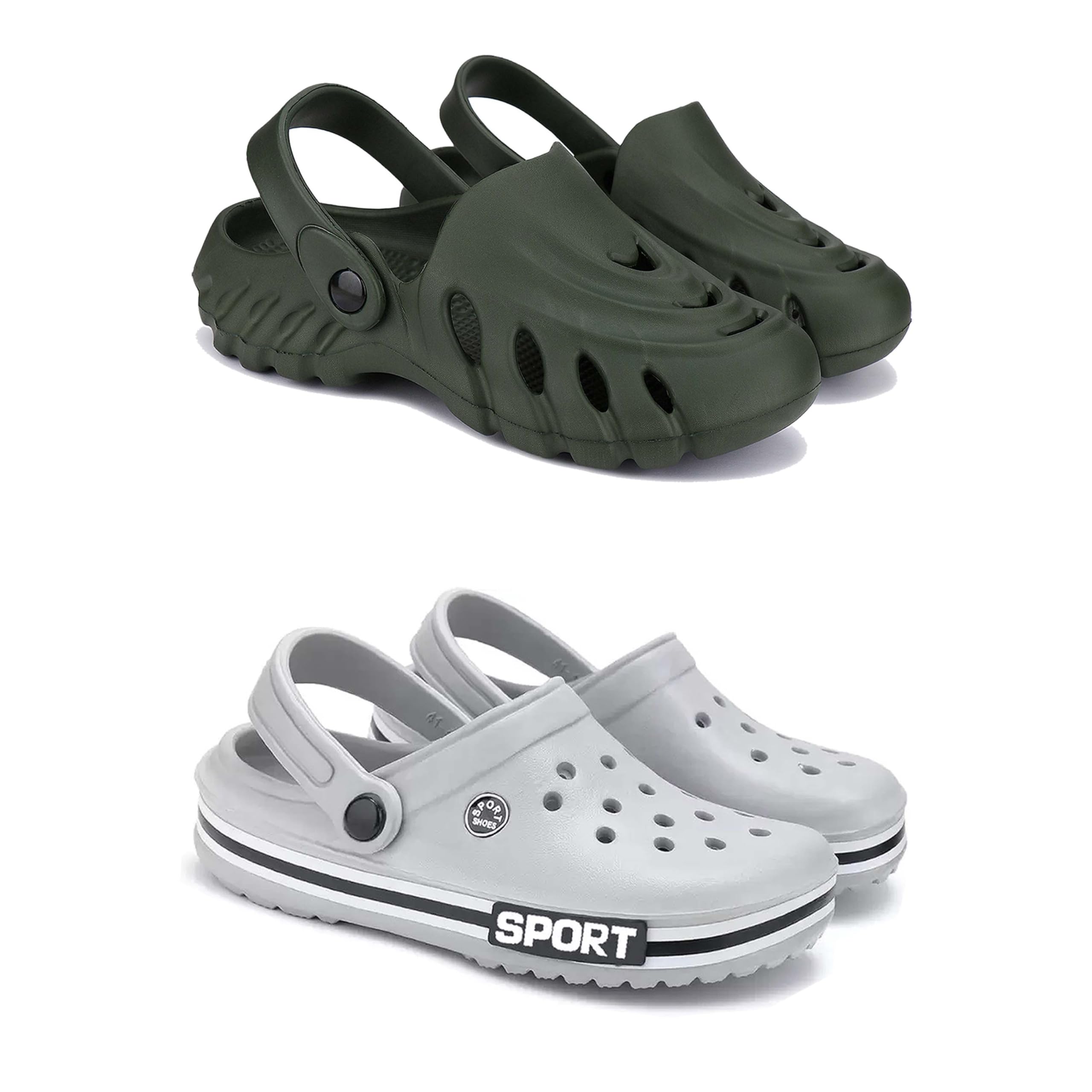 Men's Sandals Clogs | Lightweight Wear| Stylish & Easy to Wear For Men's GP-SAN-(2-COMBO)-3137-3016-picture-44