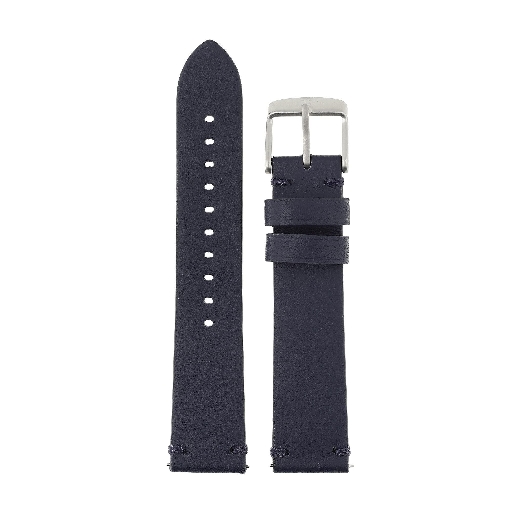 Titan 22 mm Blue Genuine Leather Strap for Men (B091B12YQ5) Amazon Price History, Amazon Price Tracker