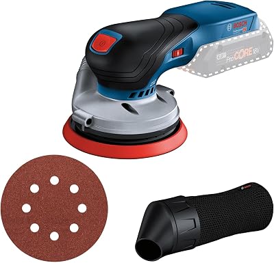 Bosch Professional 18V System lijadora excéntrica a batería GEX 18V-125 (incl. plato lijador [125 mm], 1 hoja de lija, bolsa para polvo, sin batería/cargador)