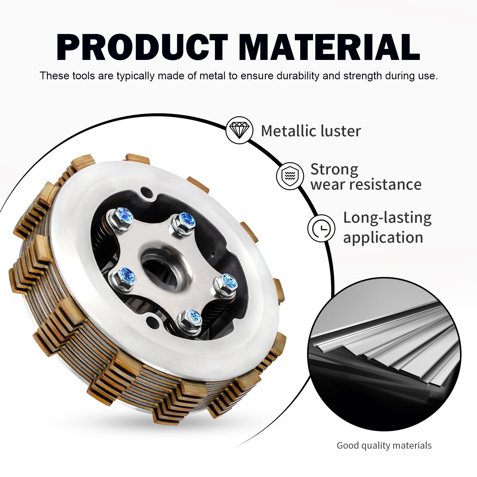 Purchase Starter Clutch Kit W/Gasket For Yamaha Warrior Big Bear Raptor Moto-4 350 YFM350 In - Foto 9