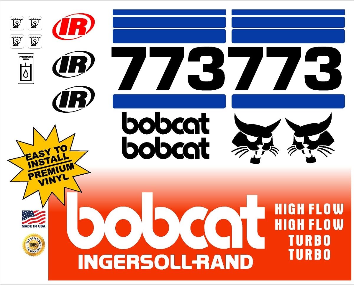 773 Style A Decal Sticker kit fits Bobcat