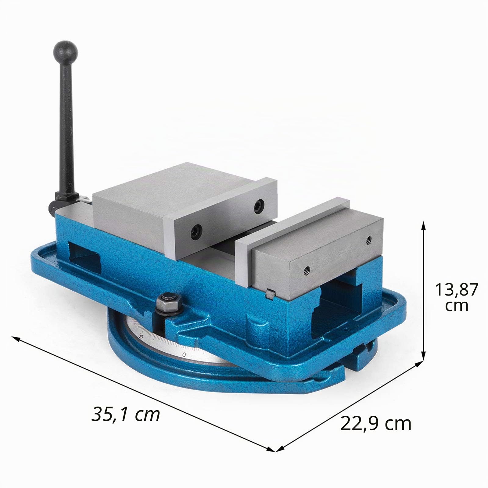 VEVOR Étau de Table 127 mm, Étau de Précision de pince de table de serrage, Outil Ensemble de Banc de Serrage pour le sciage/le limage/certains travaux de montage et de retrait