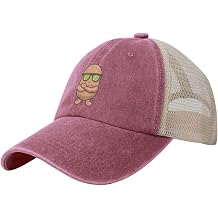 Cute Potatoes Baseball Cap Women Men Mesh Back Hats Vintage Cowboy Hat Dad Caps