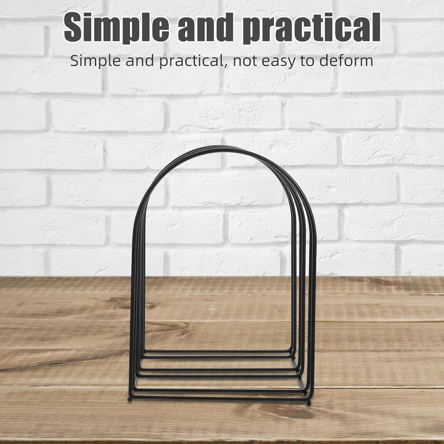 2pcs Metal Wire Hat Rack for Beanie and Knitted Hats for Woolen Caps Black Storage Organizer for Home and Closet
