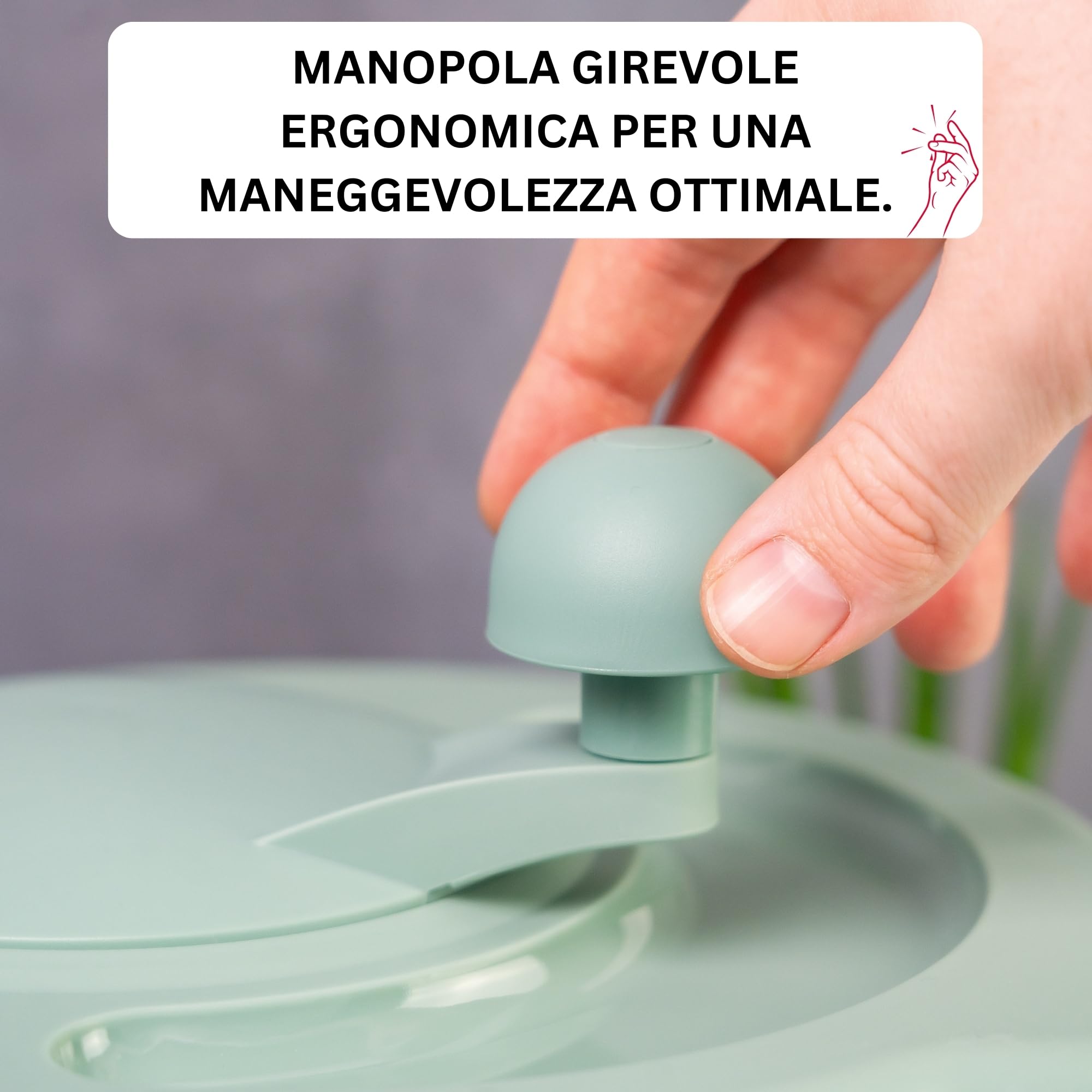 Westmark Centrifuga Insalata Fortuna - 5 Litri, Trasparente/Verde, BPA Free | Made In Germany - Foto 13