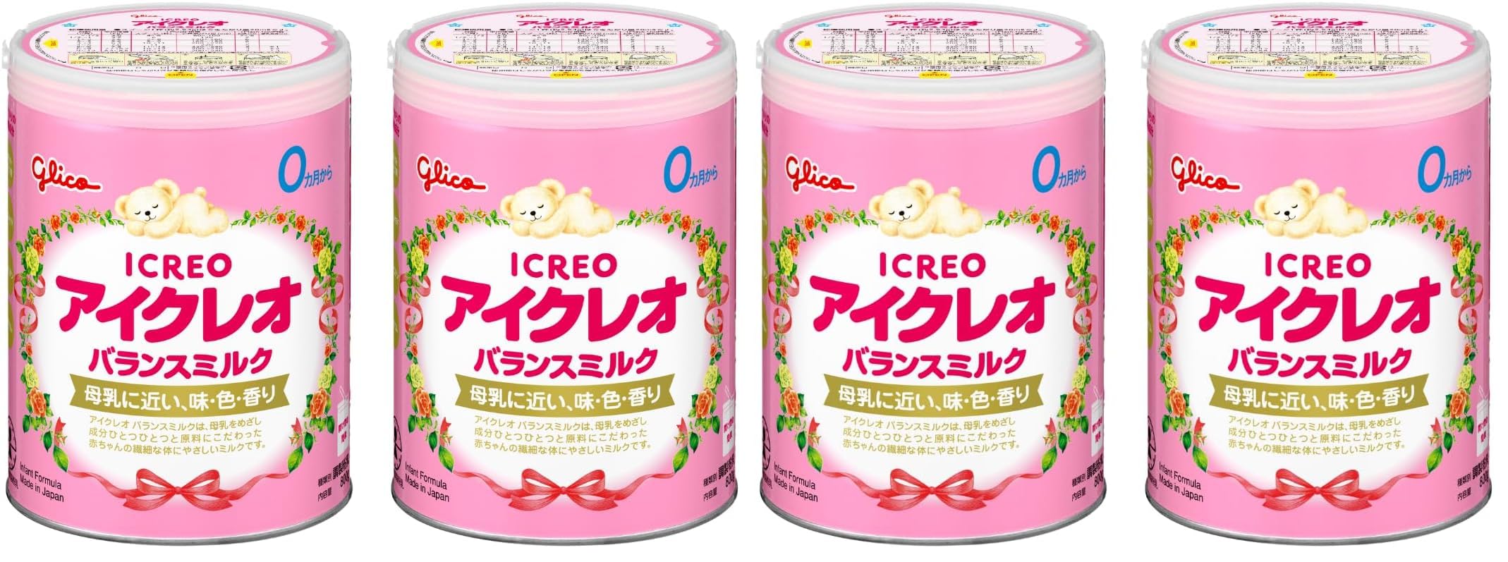 グリコ アイクレオ バランスミルク 4缶セットx800g F１０ Amazon.co.jp: アイクレオ バランスミルク 800g×4缶 江崎グリコ