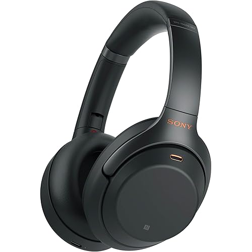 SONY WH1000XM3 Bluetooth Wireless Noise Canceling Headphones, Black WH-1000XM3/B (Renewed)