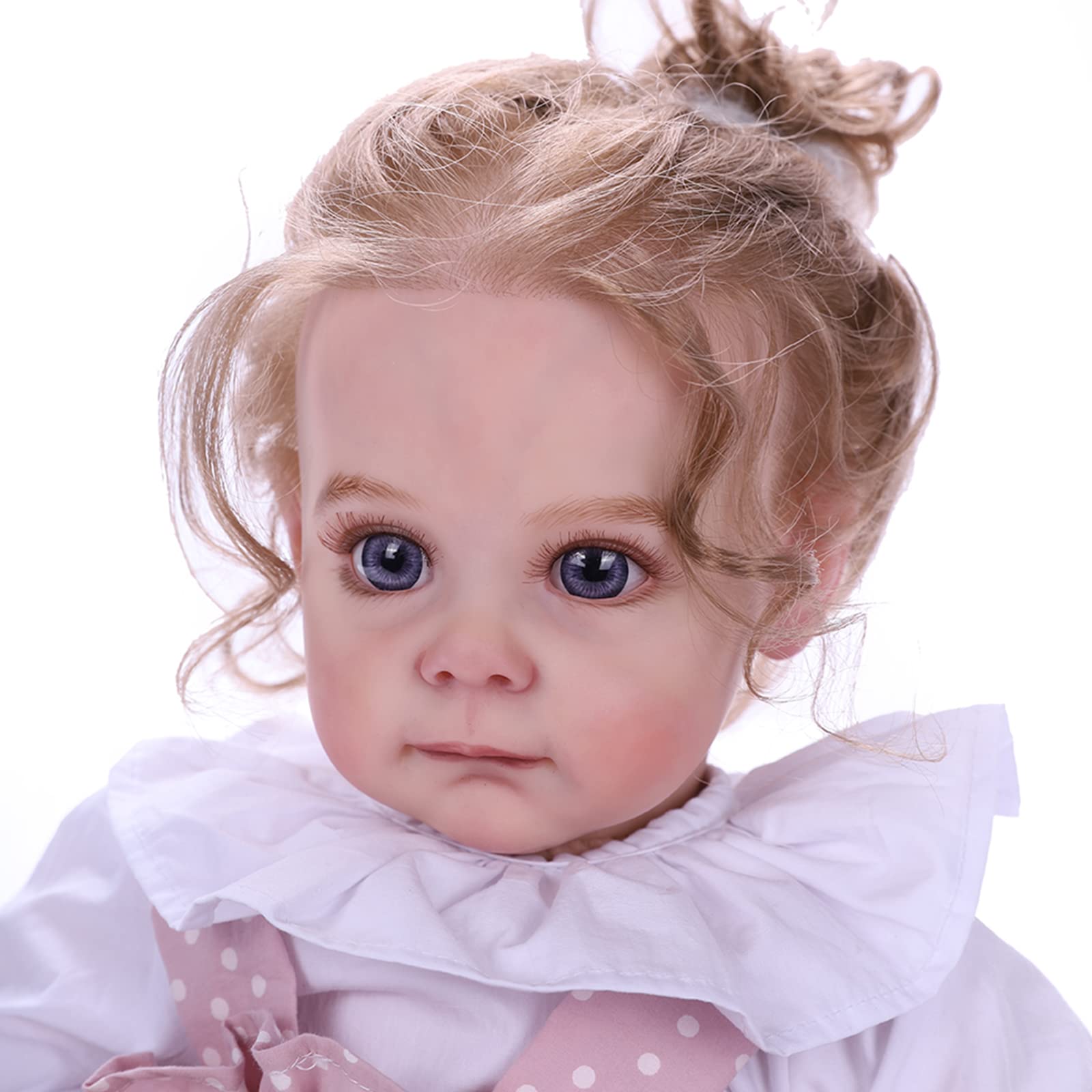 Bambola Reborn Femmina 55 Cm – Realistica In Silicone Morbido – Vestita Con Accessori – Regalo - 4