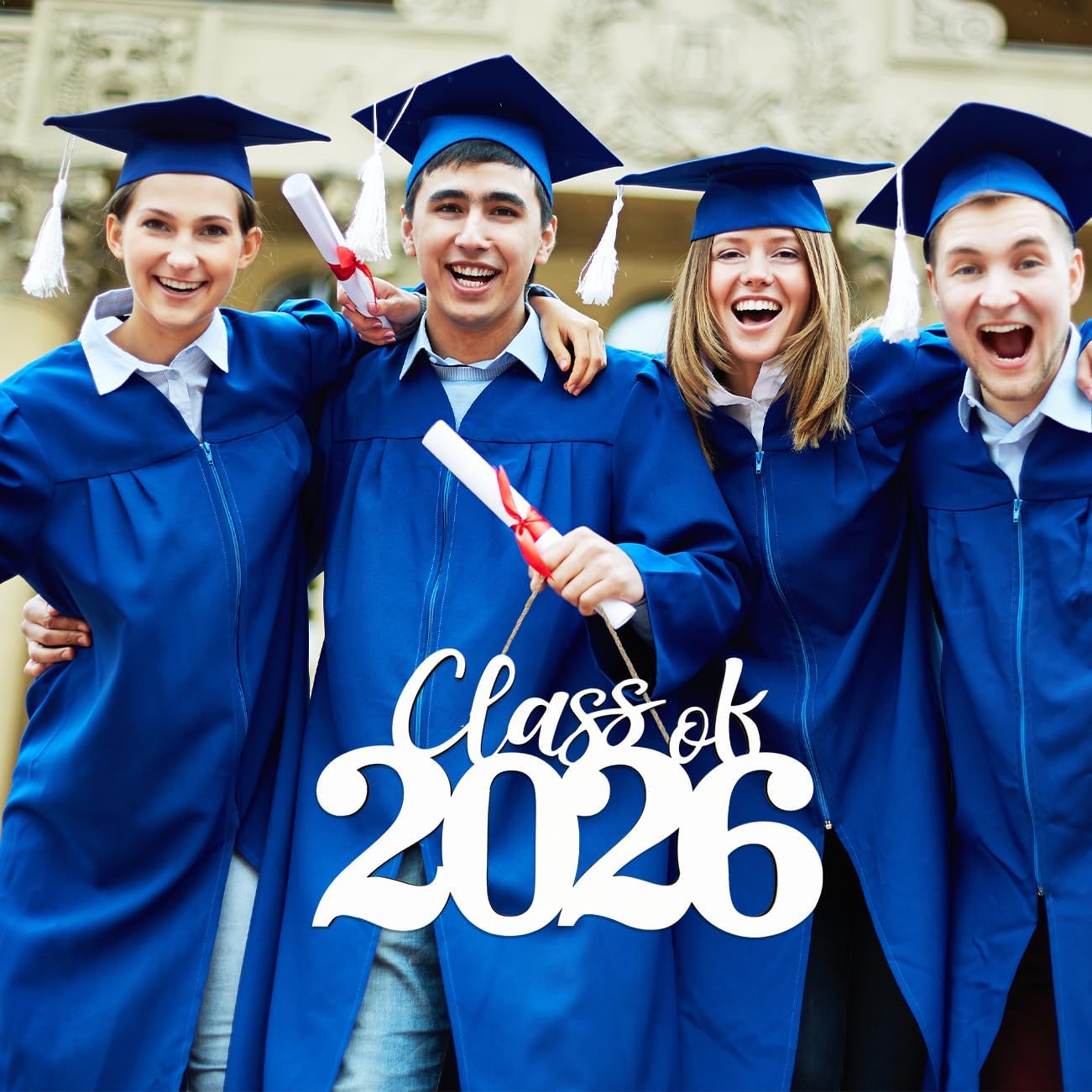 Class of 2026 Wooden Sign Graduation Party Decorations 2026